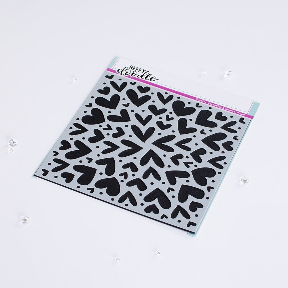 Heffy Doodle Love is Everywhere Stencil (HFD0452) (OUTLET) Heffy Doodle Love is Everywhere Stencil (HFD0452) (OUTLET)