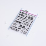 Heffy Doodle Tea Time Sentiment Clear Stamps (HFD0459) (OUTLET)