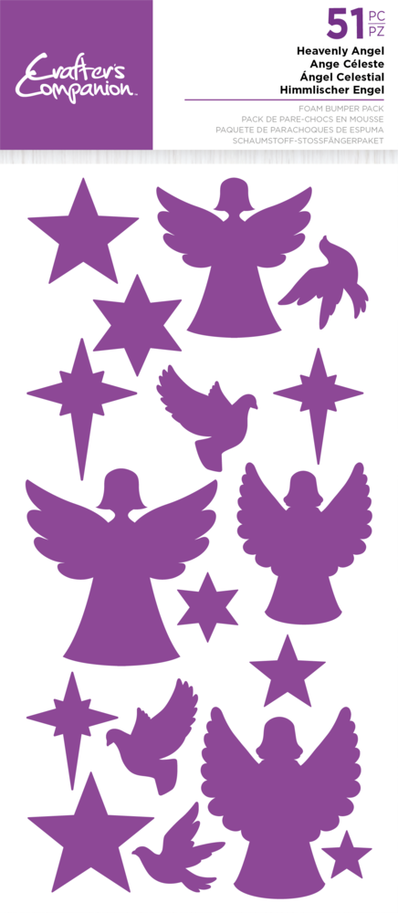 Crafter's Companion Foam Bumper Pack Heavenly Angel (51pcs) (CC-FOBUMP-HEAN) (OUTLET)