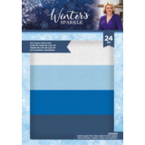 Crafter's Companion Winter's Sparkle A4 Luxury Linen Card Pack (S-WISP-LMIXCARD-A4) (OUTLET)