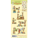 Leane Creatief Bunnies Special Occasions Combi Clear Stamp (55.8030) (DISCONTINUED)