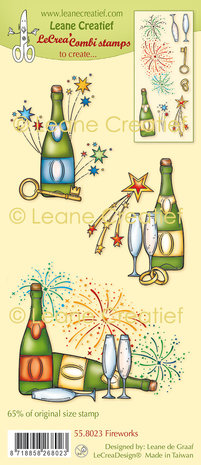 Leane Creatief Fireworks Combi Clear Stamp (55.8023) (DISCONTINUED) Leane Creatief Fireworks Combi Clear Stamp (55.8023) (DISCONTINUED)