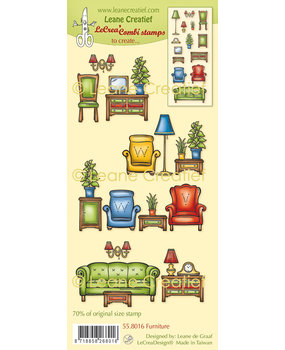 Leane Creatief Furniture Combi Clear Stamp (55.8016) (DISCONTINUED)