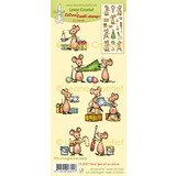 Leane Creatief Mice Special Occasions Combi Clear Stamp (55.8047) (DISCONTINUED)