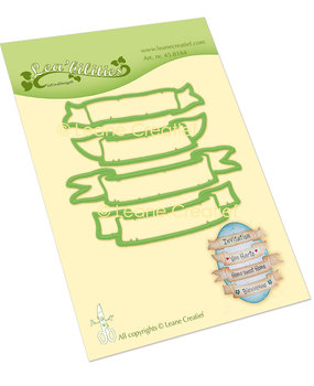 Leane Creatief Banners Cut & Emboss Dies (45.8184) (OUTLET)