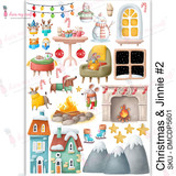 Dress My Craft Transfer Me Christmas & Jinnie #2 (DMCDP5601) (OUTLET)