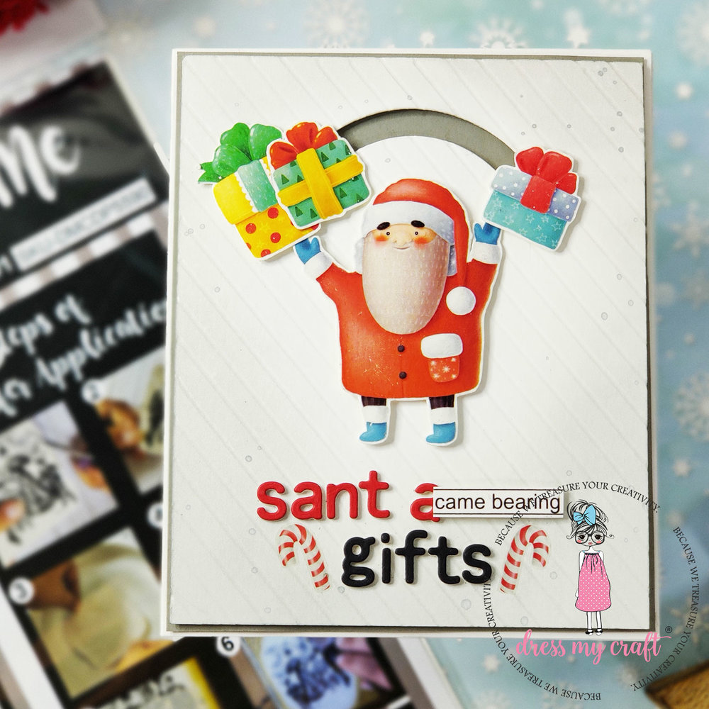 Dress My Craft Transfer Me Christmas & Jinnie #1 (DMCDP5590) (OUTLET)