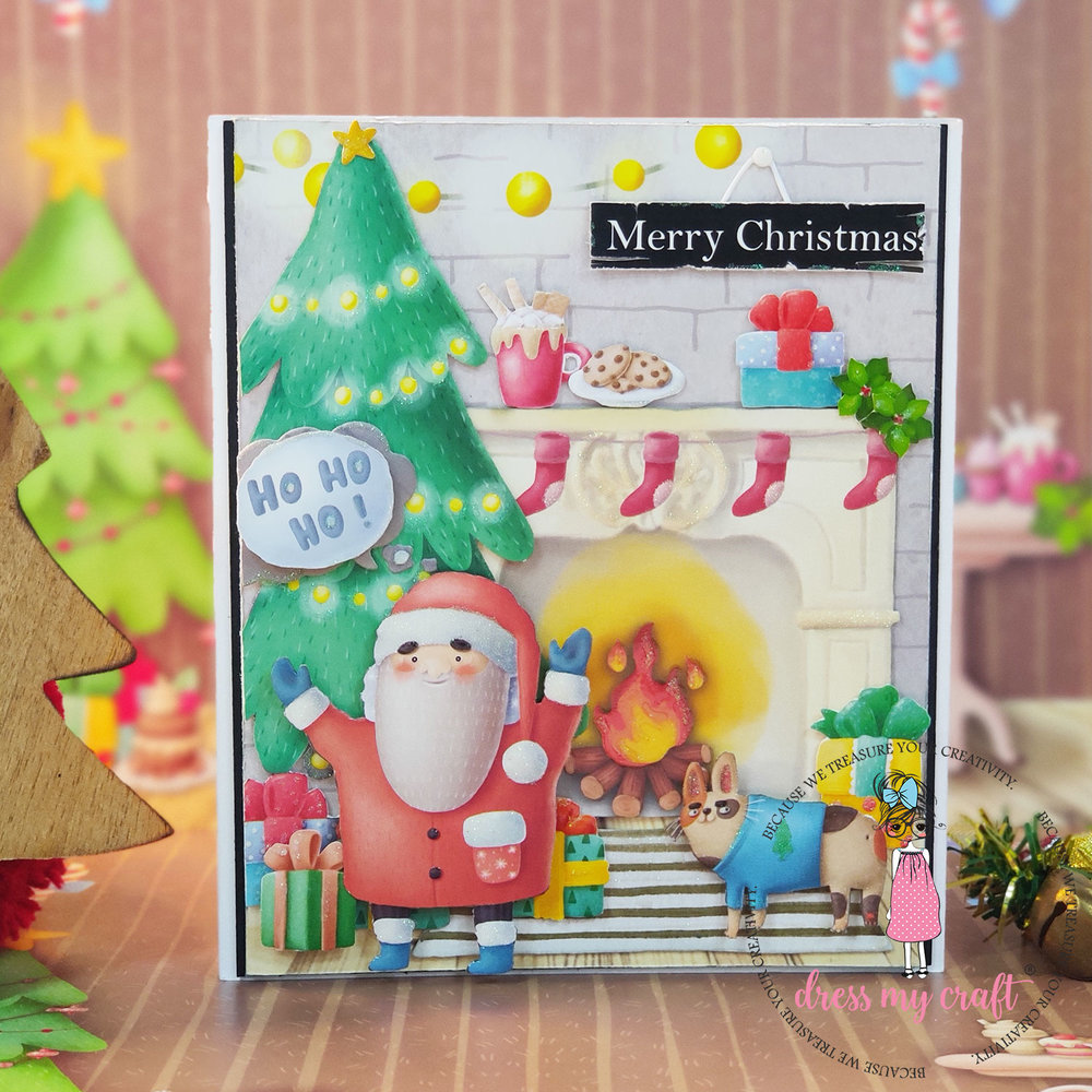 Dress My Craft Christmas & Jinnie 12x12 Inch Paper Pad (DMCP5523) (OUTLET) Dress My Craft Christmas & Jinnie 12x12 Inch Paper Pad (DMCP5523) (OUTLET)