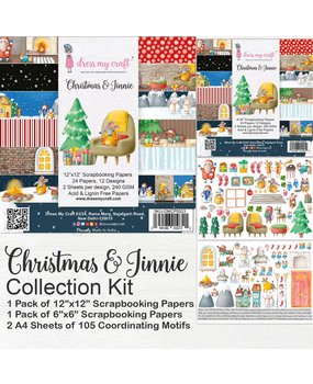Dress My Craft Christmas & Jinnie Collection Kit (DMCP5545) (OUTLET)