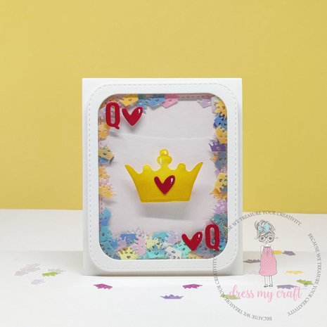 Dress My Craft Shaker Slices Sparkling Crown 8g (DMCS4724) (OUTLET) Dress My Craft Shaker Slices Sparkling Crown 8g (DMCS4724) (OUTLET)