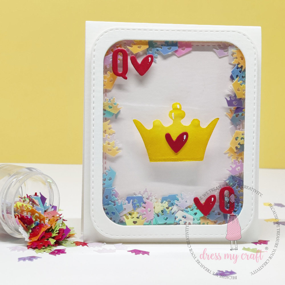 Dress My Craft Shaker Slices Sparkling Crown 8g (DMCS4724) (OUTLET) Dress My Craft Shaker Slices Sparkling Crown 8g (DMCS4724) (OUTLET)