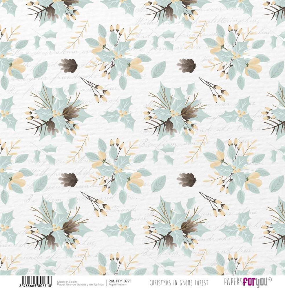 Papers For You Christmas In Gnome Forest Canvas Scrap Pack (8pcs) (PFY-10769) (DISCONTINUED) Papers For You Christmas In Gnome Forest Canvas Scrap Pack (8pcs) (PFY-10769) (DISCONTINUED)