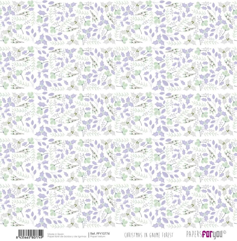 Papers For You Christmas In Gnome Forest Canvas Scrap Pack (8pcs) (PFY-10769) (DISCONTINUED) Papers For You Christmas In Gnome Forest Canvas Scrap Pack (8pcs) (PFY-10769) (DISCONTINUED)