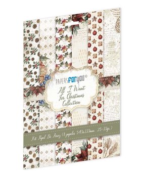 Papers For You All I Want for Christmas Rice Paper Kit (8 pcs) (PFY-10849) (DISCONTINUED)
