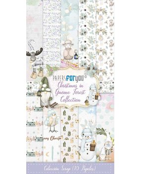 Papers For You Christmas In Gnome Forest Slim Scrap Paper Pack (10pcs) (PFY-10779) (DISCONTINUED)