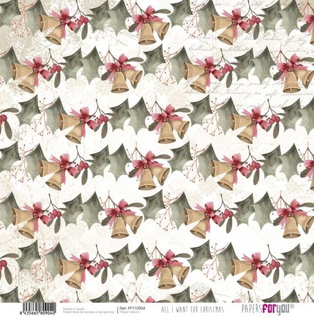 Papers For You All I Want For Christmas Vellum Paper Pack (6pcs) (PFY-10901) (DISCONTINUED) Papers For You All I Want For Christmas Vellum Paper Pack (6pcs) (PFY-10901) (DISCONTINUED)