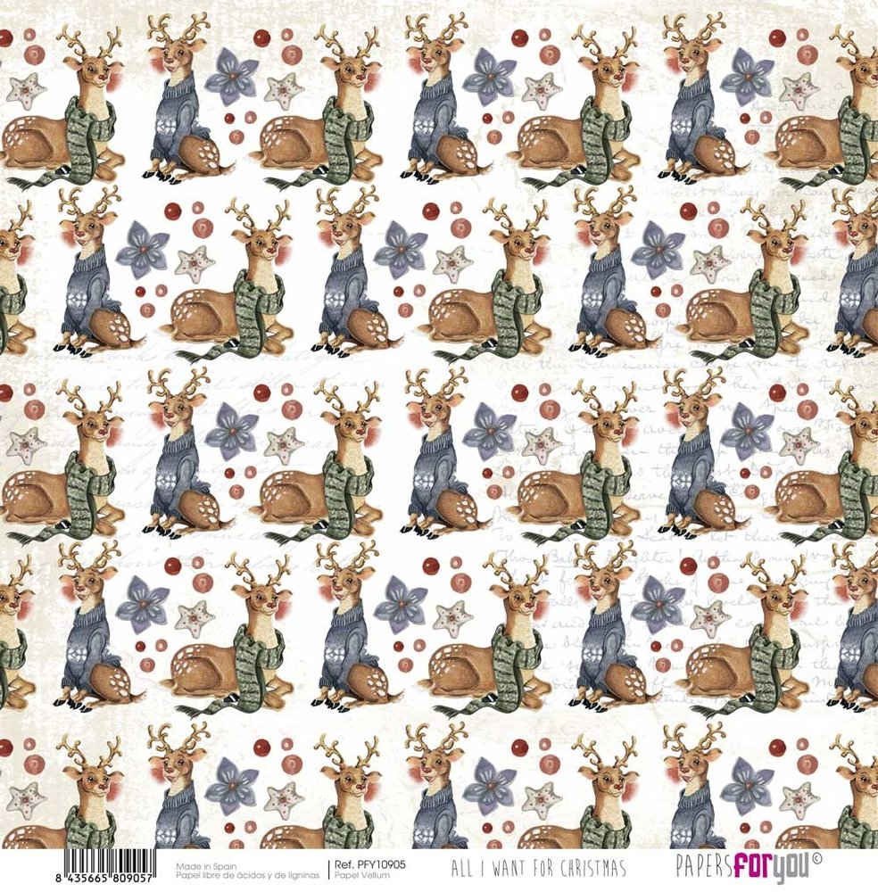 Papers For You All I Want For Christmas Vellum Paper Pack (6pcs) (PFY-10901) (DISCONTINUED) Papers For You All I Want For Christmas Vellum Paper Pack (6pcs) (PFY-10901) (DISCONTINUED)