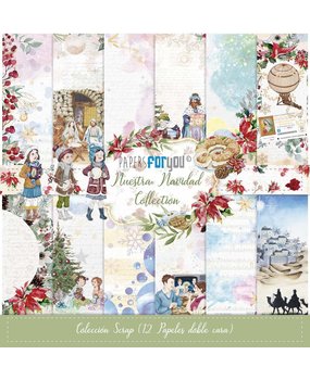 Papers For You Nuestra Navidad Scrap Paper Pack (12pcs) (PFY-10717) (DISCONTINUED) Papers For You Nuestra Navidad Scrap Paper Pack (12pcs) (PFY-10717) (DISCONTINUED)