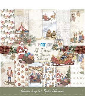 Papers For You All I Want For Christmas Scrap Paper Pack (12pcs) (PFY-10801) (DISCONTINUED) Papers For You All I Want For Christmas Scrap Paper Pack (12pcs) (PFY-10801) (DISCONTINUED)