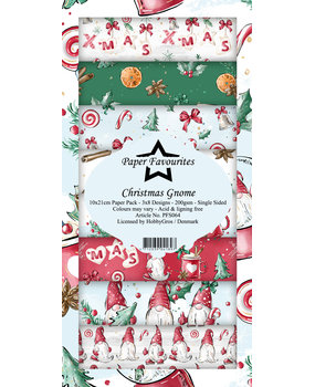 Paper Favourites Christmas Gnome Slim Paper Pack (PFS064) (DISCONTINUED)