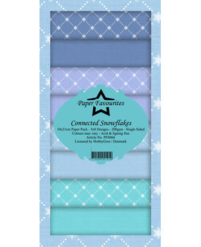 Paper Favourites Connected Snowflakes Slim Paper Pack (PFS066) (DISCONTINUED)