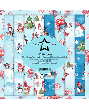 Paper Favourites Winter Joy 12x12 Inch Paper Pack (PF417) (DISCONTINUED)