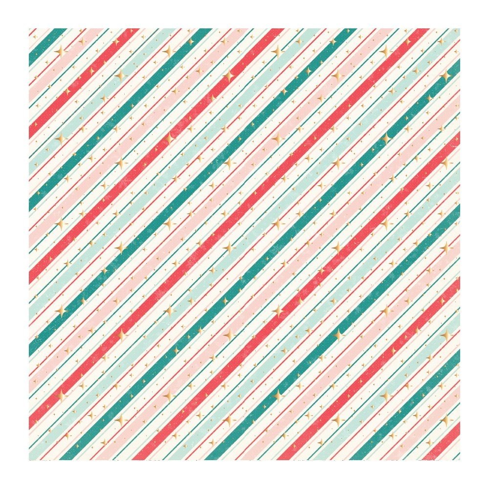 Prima Marketing Candy Cane Lane Acetate 12x12 Inch Sheet (998837) (DISCONTINUED) Prima Marketing Candy Cane Lane Acetate 12x12 Inch Sheet (998837) (DISCONTINUED)