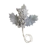 Prima Marketing Candy Cane Lane Flowers Silver Bells (1pcs) (663049) (DISCONTINUED)