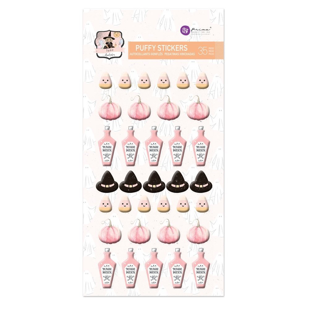 Prima Marketing Luna Puffy Stickers 2 (35pcs) (999162) (DISCONTINUED) Prima Marketing Luna Puffy Stickers 2 (35pcs) (999162) (DISCONTINUED)