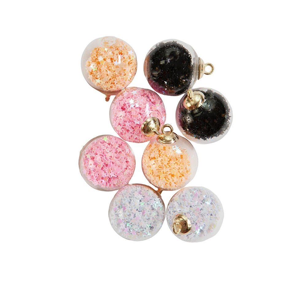 Prima Marketing Luna Glass Charms (8pcs) (998851) (DISCONTINUED)
