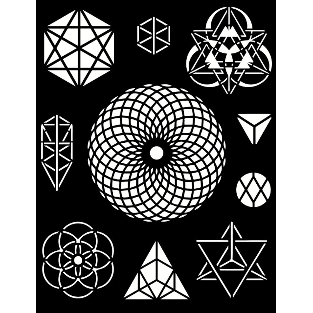 Stamperia Thick Stencil 20x25cm Cosmos Infinity Symbols (KSTD115) (DISCONTINUED) Stamperia Thick Stencil 20x25cm Cosmos Infinity Symbols (KSTD115) (DISCONTINUED)
