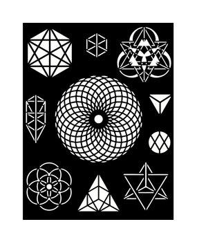 Stamperia Thick Stencil 20x25cm Cosmos Infinity Symbols (KSTD115) (DISCONTINUED) Stamperia Thick Stencil 20x25cm Cosmos Infinity Symbols (KSTD115) (DISCONTINUED)