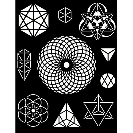 Stamperia Thick Stencil 20x25cm Cosmos Infinity Symbols (KSTD115) (DISCONTINUED) Stamperia Thick Stencil 20x25cm Cosmos Infinity Symbols (KSTD115) (DISCONTINUED)