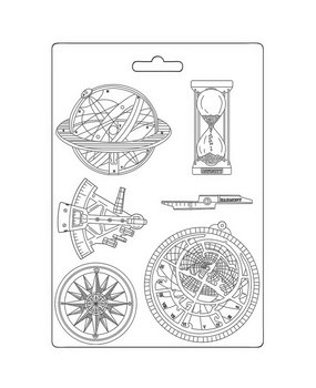 Stamperia Soft Mould A4 Cosmos Infinity Compass (K3PTA4547) (DISCONTINUED)