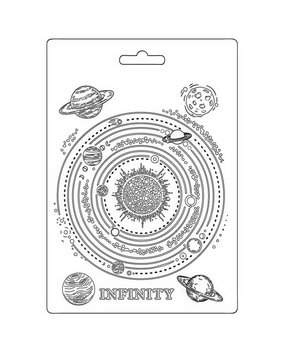 Stamperia Soft Mould A5 Cosmos Infinity (K3PTA5632) (DISCONTINUED) Stamperia Soft Mould A5 Cosmos Infinity (K3PTA5632) (DISCONTINUED)