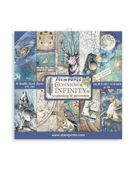 Stamperia Cosmos Infinity 8x8 Inch Paper Pack (SBBS67) Stamperia Cosmos Infinity 8x8 Inch Paper Pack (SBBS67)