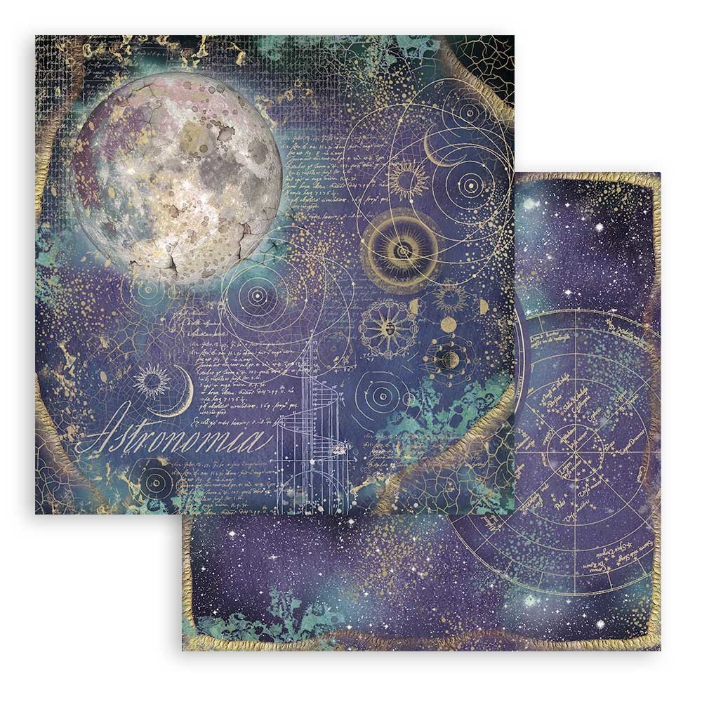 Stamperia Cosmos Infinity 8x8 Inch Paper Pack (SBBS67) Stamperia Cosmos Infinity 8x8 Inch Paper Pack (SBBS67)