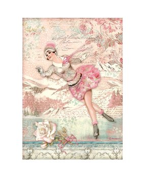 Stamperia A4 Rice Paper Sweet Winter Ice Skater (6 pcs) (DFSA4725) (DISCONTINUED) Stamperia A4 Rice Paper Sweet Winter Ice Skater (6 pcs) (DFSA4725) (DISCONTINUED)