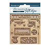 Stamperia Decorative Chips Sweet Winter My Journal (SCB150) (DISCONTINUED)