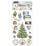 Stamperia Chipboard 15x30cm Romantic Cozy Winter (DFLCB60) (DISCONTINUED)