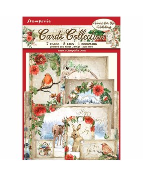 Stamperia Cards Collection Romantic Home for Holidays (SBCARD14) (DISCONTINUED) Stamperia Cards Collection Romantic Home for Holidays (SBCARD14) (DISCONTINUED)
