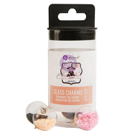 Prima Marketing Luna Glass Charms (8pcs) (998851) (DISCONTINUED)