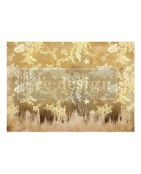 Re-Design with Prima Gilded Lace A1 Decoupage Fiber (1pcs) (660871RED) (DISCONTINUED)