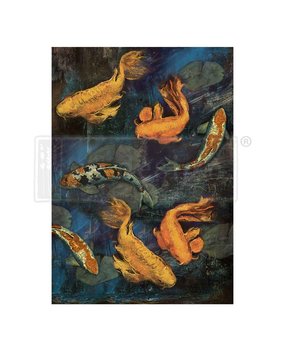 Re-Design with Prima Koi Pond A1 Decoupage Fiber (1pcs) (660932) (DISCONTINUED)
