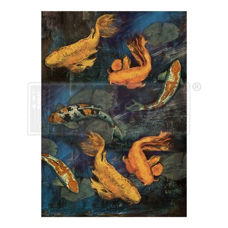 Re-Design with Prima Koi Pond A1 Decoupage Fiber (1pcs) (660932) (DISCONTINUED) Re-Design with Prima Koi Pond A1 Decoupage Fiber (1pcs) (660932) (DISCONTINUED)