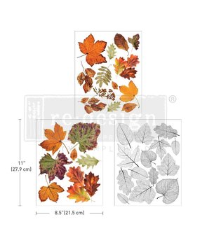 Re-Design with Prima Crunchy Leaves Forever 8.5x11 Inch Middy Decor Transfers (3pcs) (660116) (DISCONTINUED) Re-Design with Prima Crunchy Leaves Forever 8.5x11 Inch Middy Decor Transfers (3pcs) (660116) (DISCONTINUED)