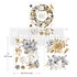 A Gilded Moment 8.5x11 Inch Middy Decor Transfers (3pcs) (660130) (DISCONTINUED) A Gilded Moment 8.5x11 Inch Middy Decor Transfers (3pcs) (660130) (DISCONTINUED)