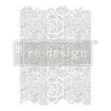 Re-Design with Prima White Engraving 24x35 Inch Decor Transfers (1pcs) (659936) (DISCONTINUED)