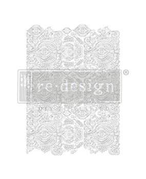 Re-Design with Prima White Engraving 24x35 Inch Decor Transfers (1pcs) (659936) (DISCONTINUED)