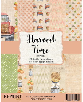 Reprint Harvest Time 6x6 Inch Paper Pack (RPP076) (OUTLET)